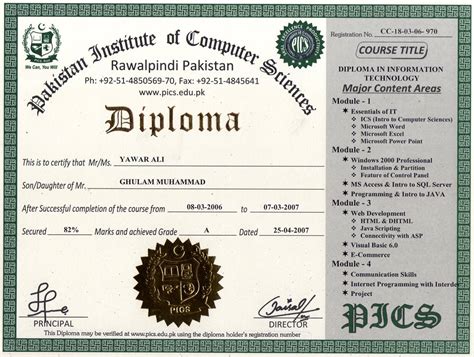 Online Diploma .
